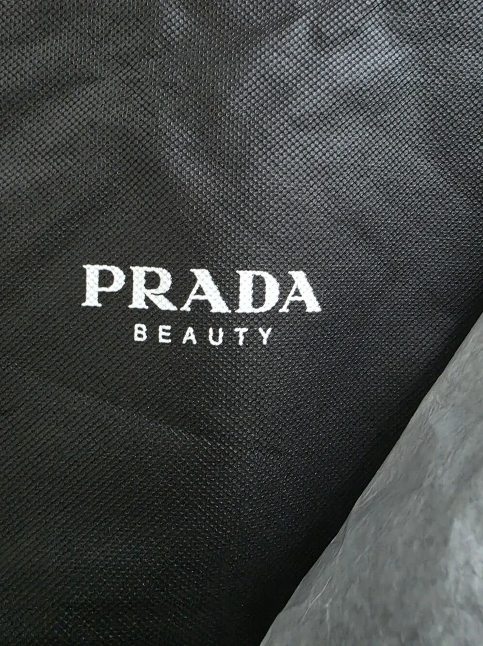 Prada Beauty Triangle Cosmetic Bag Pouch Pink Black BRAND NEW